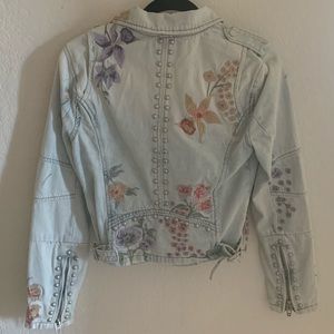 BlankNYC embroidered jean jacket